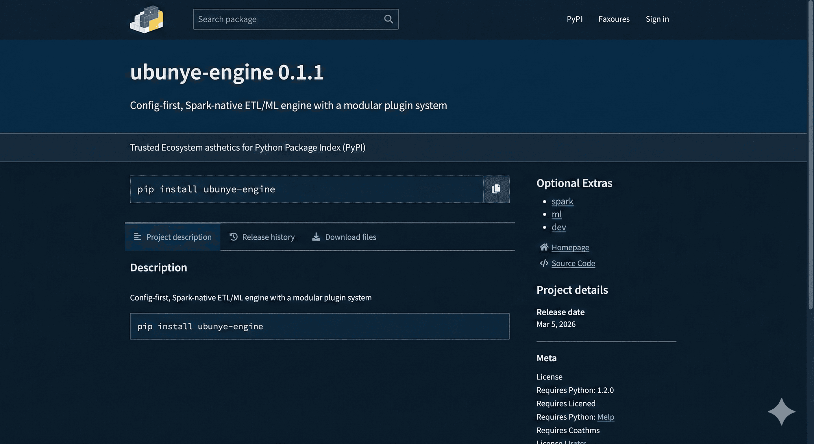 GitHub Action Ubunye