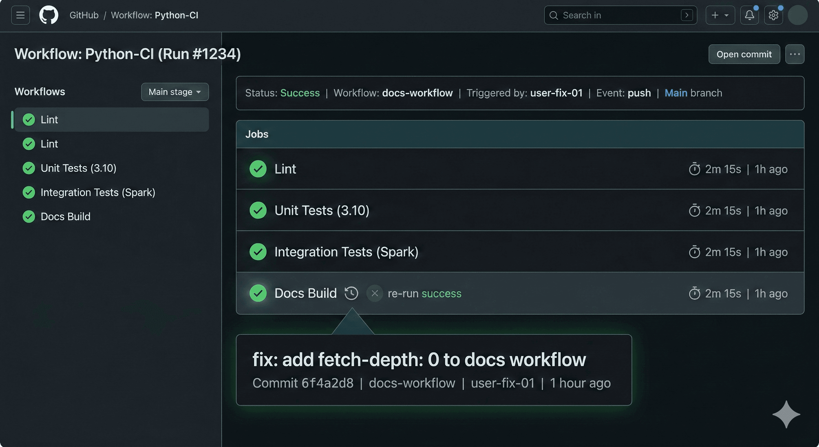 GitHub Action Ubunye