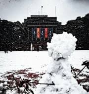 The Wits Great Hall in the snow